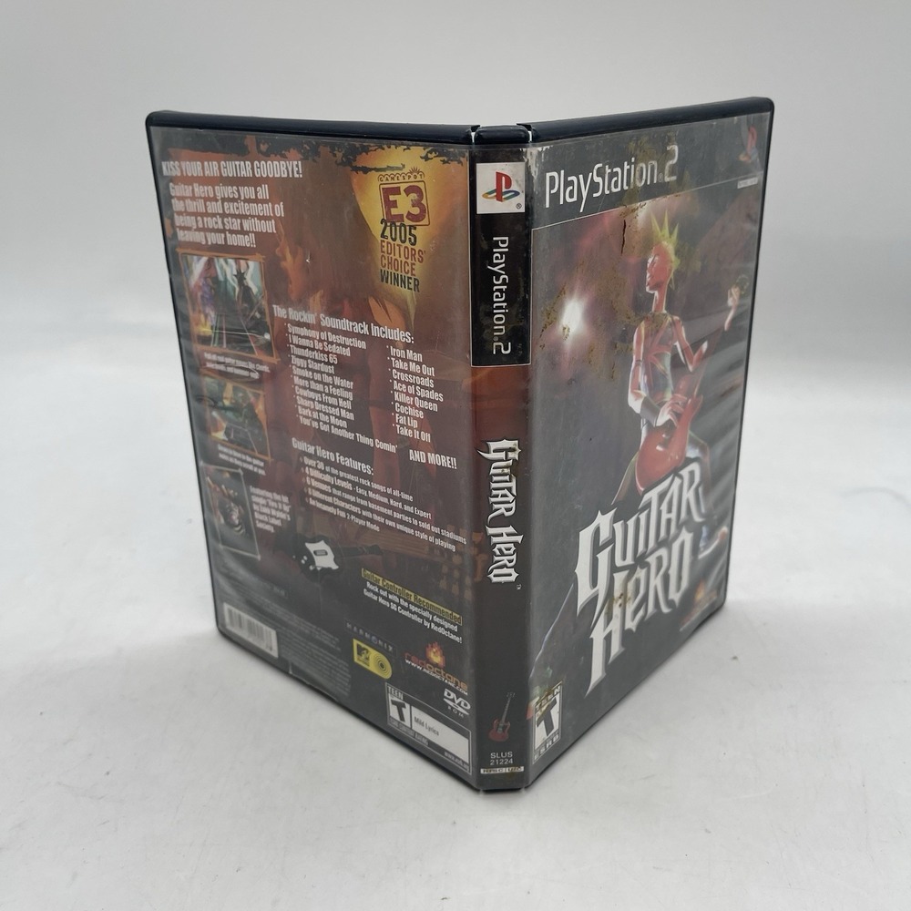 Guitar Hero (Sony PlayStation 2, 2006) Untested CIB Complete - Picture 2 of 6